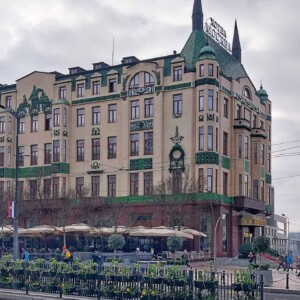 Белград. Отель "Москва". Пасмурное 08 декабря 2026